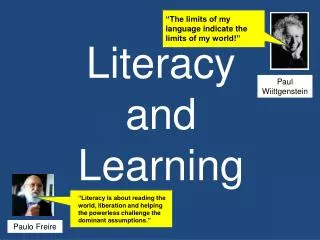 Literacy and Learning