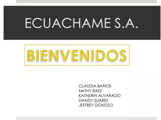 ecuachame s a