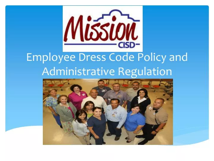 employee dress code policy and administrative regulation