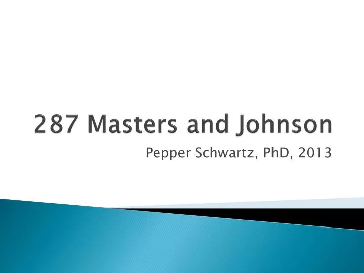 287 masters and johnson