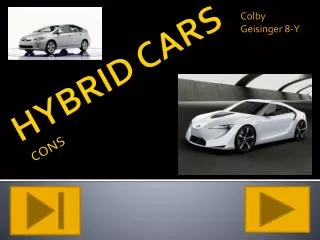 HYBRID CARS CONS