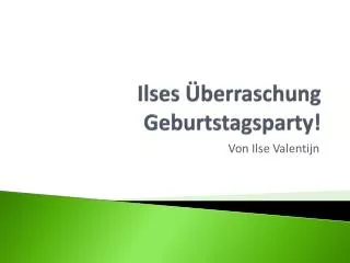 ilses berraschung geburtstagsparty