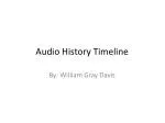 Audio History Timeline - slide 1