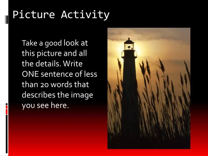 picture activity