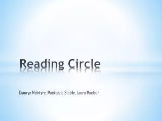 Reading Circle