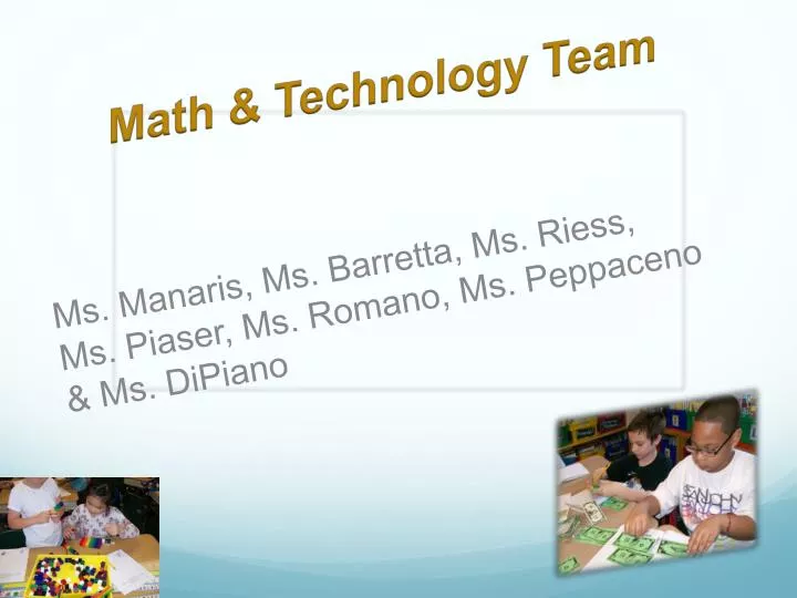 math technology team