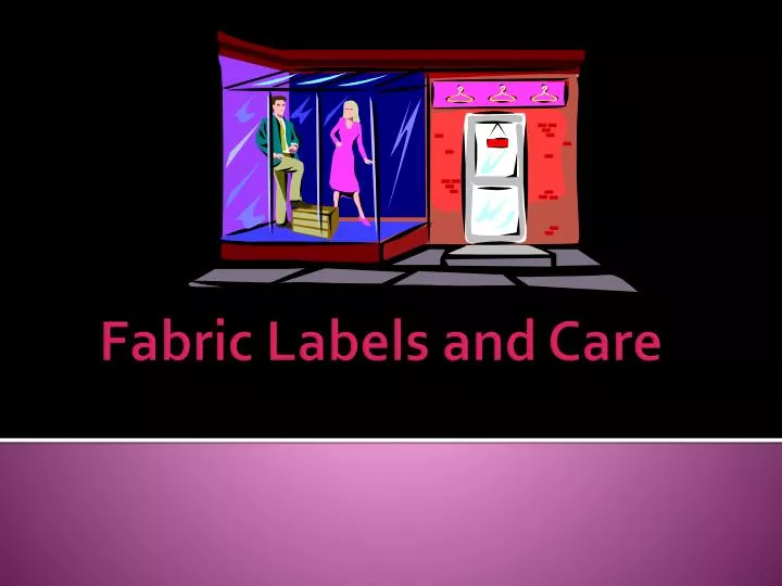 fabric labels and care