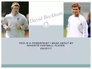 David Beckham