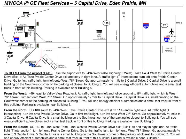 mwcca @ ge fleet services 5 capital drive eden prairie mn