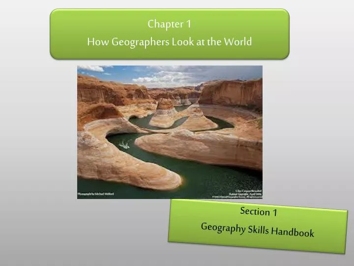 chapter 1 how geographers look at the world