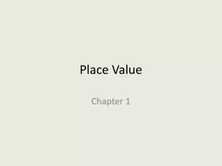 Place Value