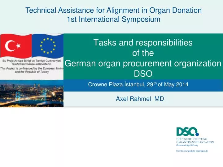 tasks and responsibilities of the german organ procurement organization dso