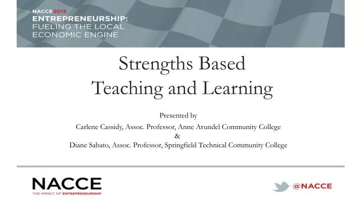 strengths based teaching and learning