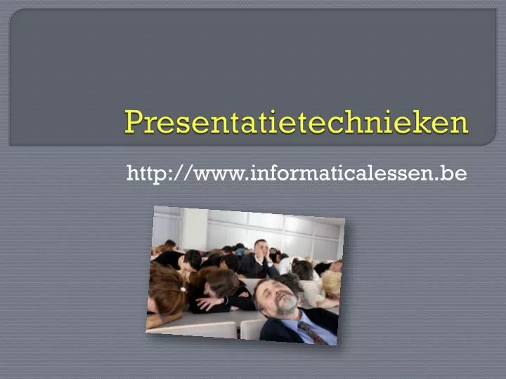 presentatietechnieken