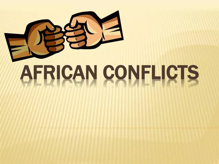 african conflicts