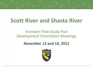 Scott River and Shasta River