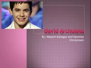 David Archuleta