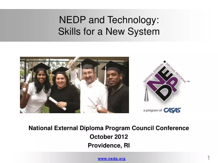 nedp and technology skills for a new system