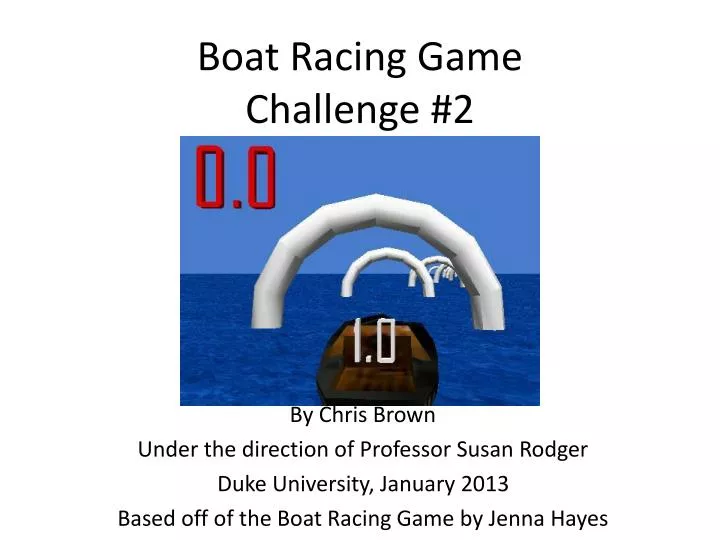 boat racing game challenge 2