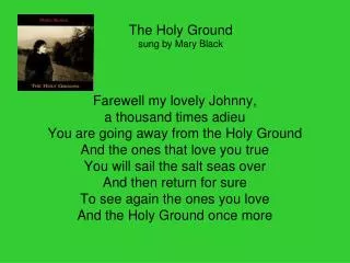 The Holy Ground sung by Mary Black