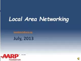 Local Area Networking