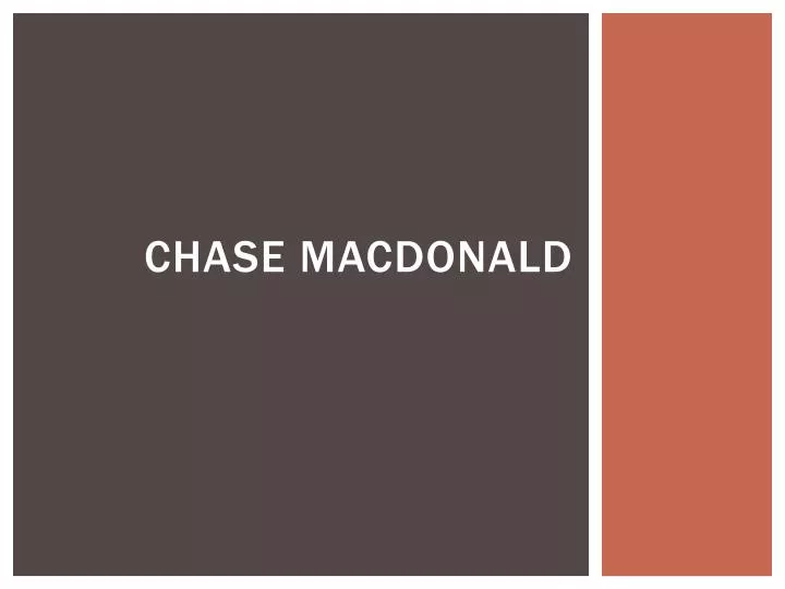 chase macdonald