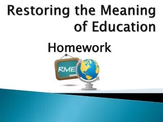 Restoring the Meaning of Education