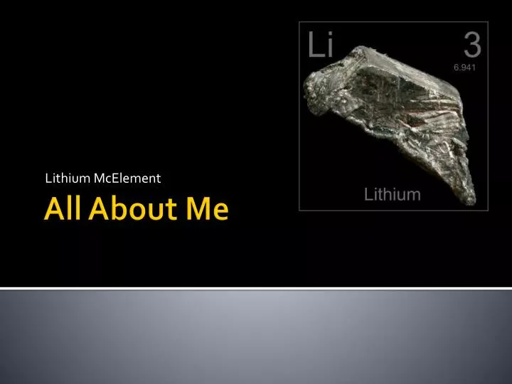 lithium mcelement
