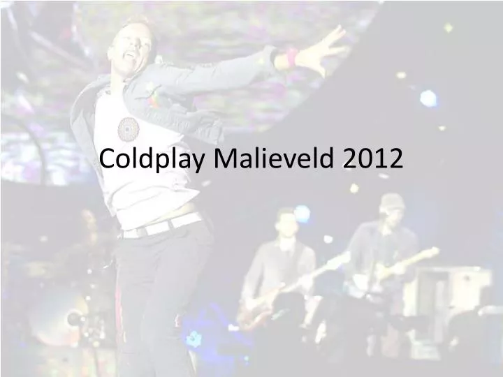 coldplay malieveld 2012