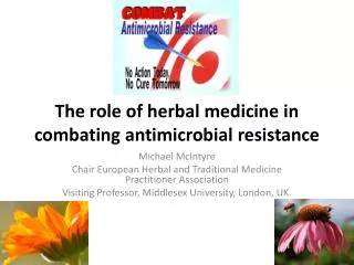 The role of herbal medicine in combating antimicrobial resistance