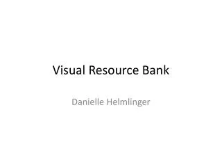 Visual Resource Bank