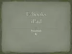 E-books iPad - slide 1