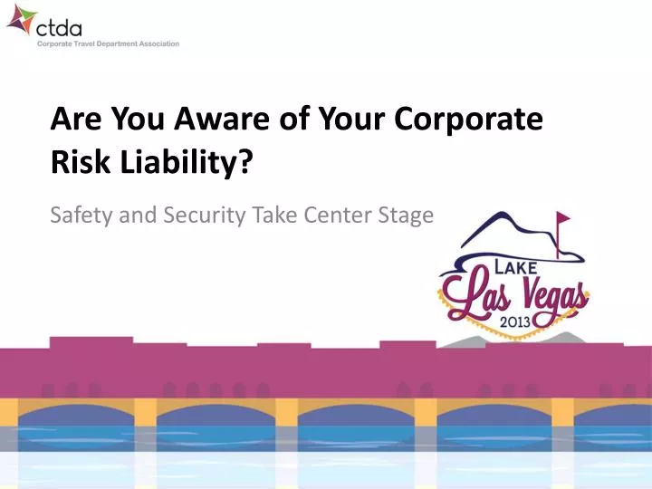 are you aware of your corporate risk liability