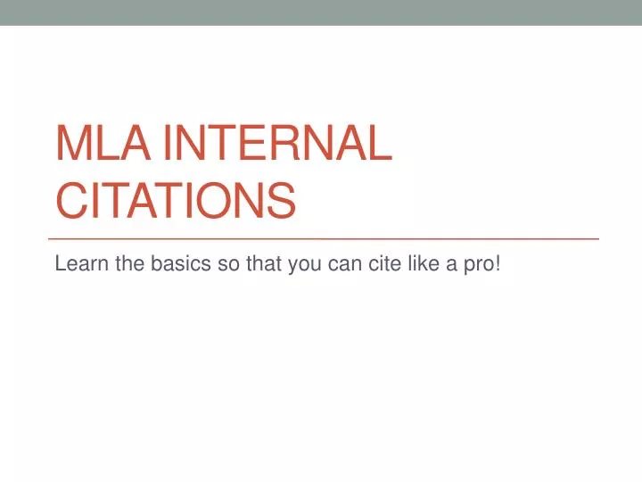 mla internal citations