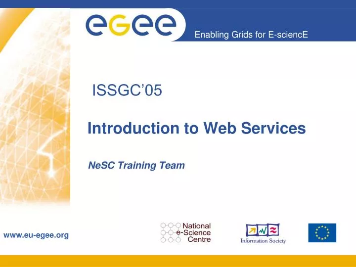 issgc 05 introduction to web services