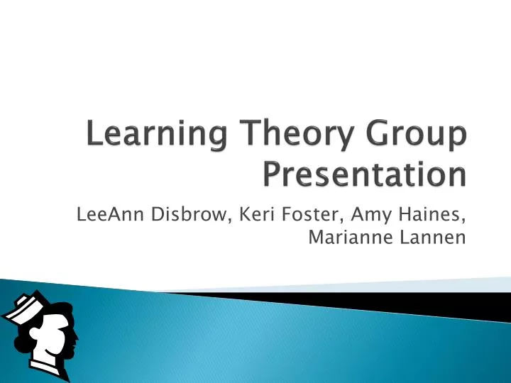 learning theory group presentation