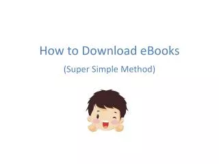 How to Download e B ooks