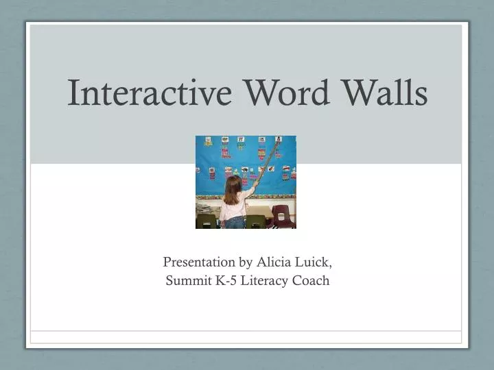 interactive word walls