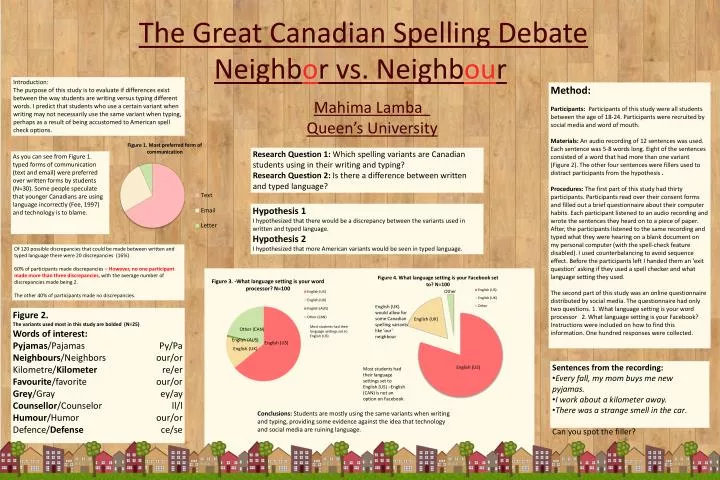 the great canadian spelling debate