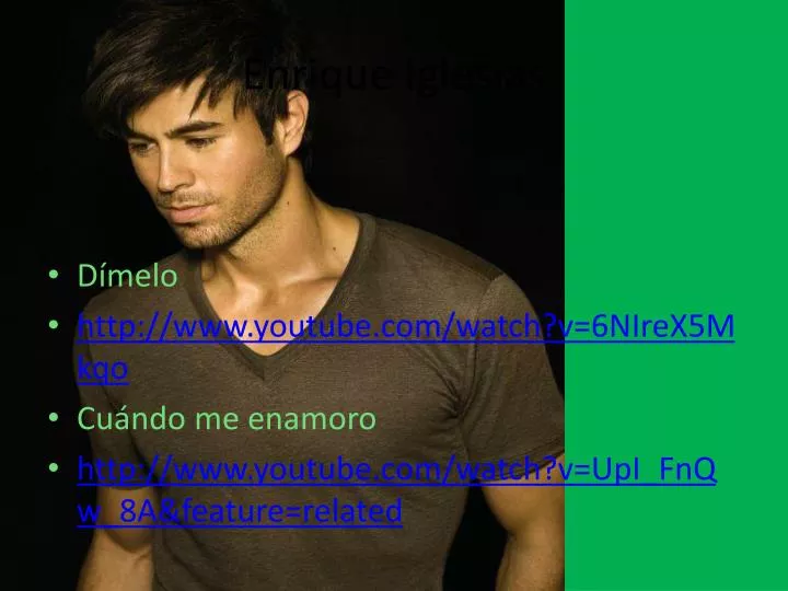 enrique iglesias