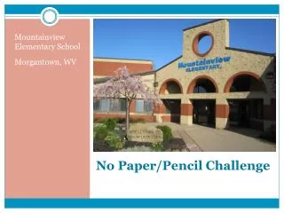 No Paper/Pencil Challenge