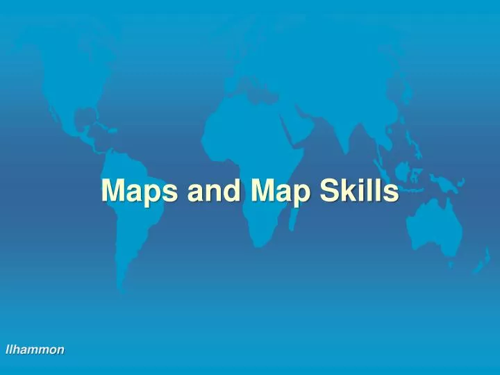 maps and map skills