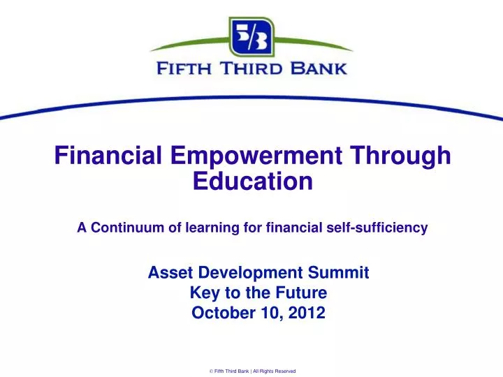 financial empowerment through education