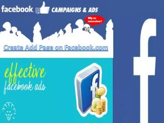 Create Add Page on Facebook.com