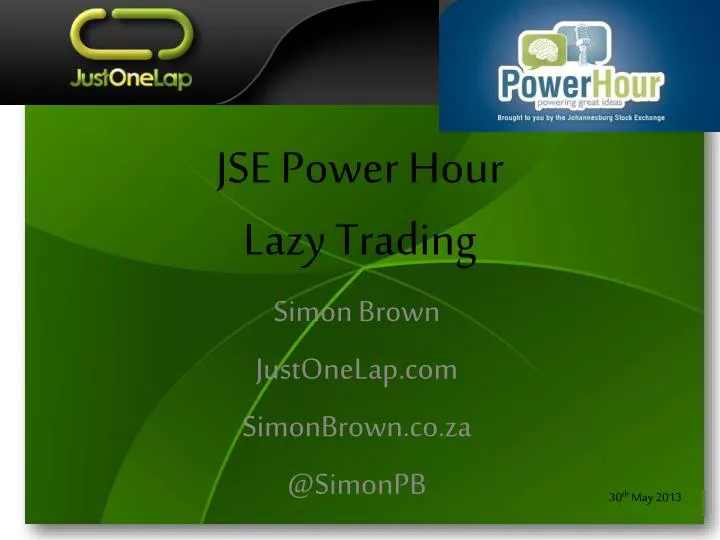 jse power hour lazy trading