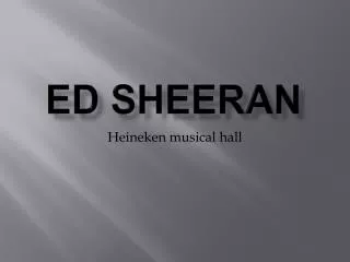 ed sheeran