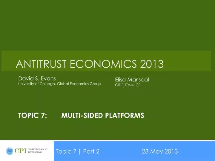 topic 7 multi sided platforms