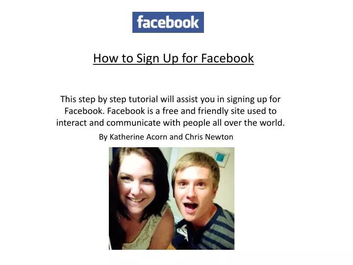 how to sign up for facebook
