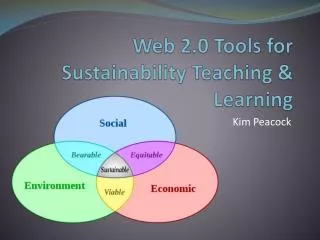 Web 2.0 Tools for Sustainability Teaching &amp; Learning