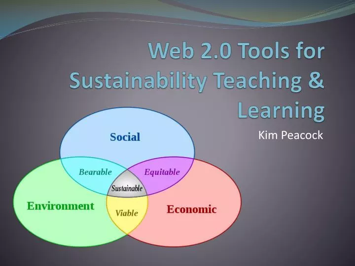 web 2 0 tools for sustainability teaching learning